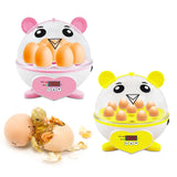 Maxbell Mini 9 Eggs Incubator Hatcher Machine for Hatching Chicken Parakeet Eggs Yellow