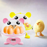 Maxbell Mini 9 Eggs Incubator Hatcher Machine for Hatching Chicken Parakeet Eggs Yellow