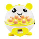 Maxbell Mini 9 Eggs Incubator Hatcher Machine for Hatching Chicken Parakeet Eggs Yellow