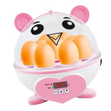 Maxbell Mini 9 Eggs Incubator Hatcher Machine for Hatching Chicken Parakeet Eggs Pink