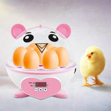 Maxbell Mini 9 Eggs Incubator Hatcher Machine for Hatching Chicken Parakeet Eggs Pink