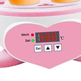 Maxbell Mini 9 Eggs Incubator Hatcher Machine for Hatching Chicken Parakeet Eggs Pink