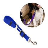 Maxbell dog Seat Belt car Accessories Travel Clip Strap Nylon 70cm Harness Blue