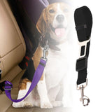Maxbell dog Seat Belt car Accessories Travel Clip Strap Nylon 70cm Harness Black