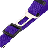 Maxbell dog Seat Belt car Accessories Travel Clip Strap Nylon 70cm Harness Violet