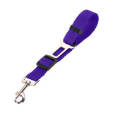 Maxbell dog Seat Belt car Accessories Travel Clip Strap Nylon 70cm Harness Violet