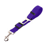 Maxbell dog Seat Belt car Accessories Travel Clip Strap Nylon 70cm Harness Violet
