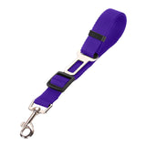 Maxbell dog Seat Belt car Accessories Travel Clip Strap Nylon 70cm Harness Violet