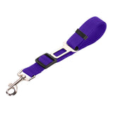Maxbell dog Seat Belt car Accessories Travel Clip Strap Nylon 70cm Harness Violet