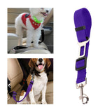 Maxbell dog Seat Belt car Accessories Travel Clip Strap Nylon 70cm Harness Violet