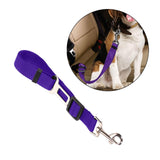 Maxbell dog Seat Belt car Accessories Travel Clip Strap Nylon 70cm Harness Violet