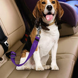 Maxbell dog Seat Belt car Accessories Travel Clip Strap Nylon 70cm Harness Violet