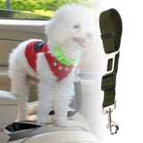 Maxbell dog Seat Belt car Accessories Travel Clip Strap Nylon 70cm Harness Green