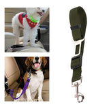 Maxbell dog Seat Belt car Accessories Travel Clip Strap Nylon 70cm Harness Green