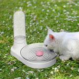 Maxbell Pet Water Dispenser Gravity Waterer Cat Water Feeder for Kitten Puppy Cats