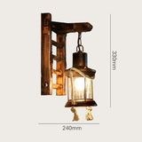 Maxbell Industrial Wall Sconce Lamp Light Vintage Style for Bedroom Bathroom Bedside
