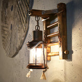 Maxbell Industrial Wall Sconce Lamp Light Vintage Style for Bedroom Bathroom Bedside