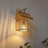 Maxbell Retro style Woven Sconce Light Lamp E27 Decorate for Hotel Cafe Kitchen