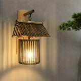 Maxbell Retro style Woven Sconce Light Lamp E27 Decorate for Hotel Cafe Kitchen