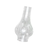 Maxbell Oil Lamp Chimney Lamp Shade Kerosene Glass for Light Fixtures Hotel Kitchen Crackle Shade