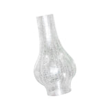 Maxbell Oil Lamp Chimney Lamp Shade Kerosene Glass for Light Fixtures Hotel Kitchen Crackle Shade