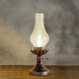 Maxbell Oil Lamp Chimney Lamp Shade Kerosene Glass for Light Fixtures Hotel Kitchen Crackle Shade