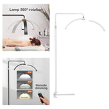Maxbell Lash Light for Eyelash Extensions LED Floor Lamp for Facialist Eyebrows White