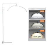 Maxbell Lash Light for Eyelash Extensions LED Floor Lamp for Facialist Eyebrows White