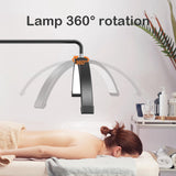 Maxbell Lash Light for Eyelash Extensions LED Floor Lamp for Facialist Eyebrows Black