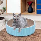 Maxbell Cats Scratcher Pads Decorative Activity Toys Protect Furniture Pet Supplies Blue