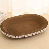Maxbell Cat Scratcher Cardboard Scratching Board Corrugated Scratch Pad for Kitty 47cmx22cmx8cm