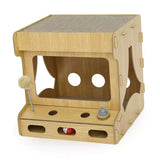 Maxbell Pet Cat Scratcher Board Bed Scratch Pad Pad Interactive Play Toy Durable Game Console