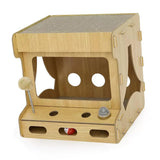 Maxbell Pet Cat Scratcher Board Bed Scratch Pad Pad Interactive Play Toy Durable Game Console
