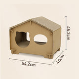 Maxbell Pet Cat Scratcher Board Bed Scratch Pad Pad Interactive Play Toy Durable House