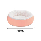 Maxbell Plush Cat Sleeping Pad Mattress Blanket Pet Bed Mat for Kitten Puppy Rest 50cm Pink