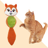 Maxbell Dog Squeaky Toy Dog Chew Toys Animal Small Dog Toys for Small Medium Dogs Orange