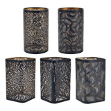 Maxbell Pendant Lamp Shade Clip On Chandelier Cover Metal Lampshade for Living Room Flower