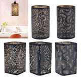 Maxbell Pendant Lamp Shade Clip On Chandelier Cover Metal Lampshade for Living Room Flower