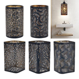 Maxbell Pendant Lamp Shade Clip On Chandelier Cover Metal Lampshade for Living Room Flower