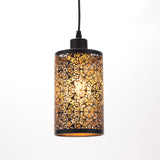 Maxbell Pendant Lamp Shade Clip On Chandelier Cover Metal Lampshade for Living Room Flower