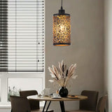 Maxbell Pendant Lamp Shade Clip On Chandelier Cover Metal Lampshade for Living Room Flower