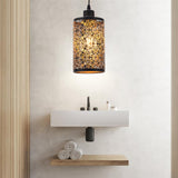 Maxbell Pendant Lamp Shade Clip On Chandelier Cover Metal Lampshade for Living Room Flower