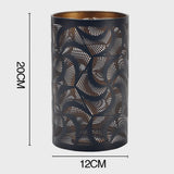 Maxbell Pendant Lamp Shade Clip On Chandelier Cover Metal Lampshade for Living Room Wave