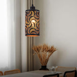 Maxbell Pendant Lamp Shade Clip On Chandelier Cover Metal Lampshade for Living Room Wave