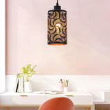 Maxbell Pendant Lamp Shade Clip On Chandelier Cover Metal Lampshade for Living Room Wave