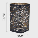 Maxbell Pendant Lamp Shade Clip On Chandelier Cover Metal Lampshade for Living Room Hollow out
