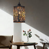 Maxbell Pendant Lamp Shade Clip On Chandelier Cover Metal Lampshade for Living Room Tree