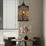 Maxbell Pendant Lamp Shade Clip On Chandelier Cover Metal Lampshade for Living Room Tree