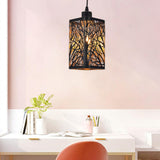 Maxbell Pendant Lamp Shade Clip On Chandelier Cover Metal Lampshade for Living Room Tree