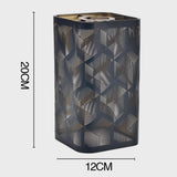 Maxbell Pendant Lamp Shade Clip On Chandelier Cover Metal Lampshade for Living Room Prismatic